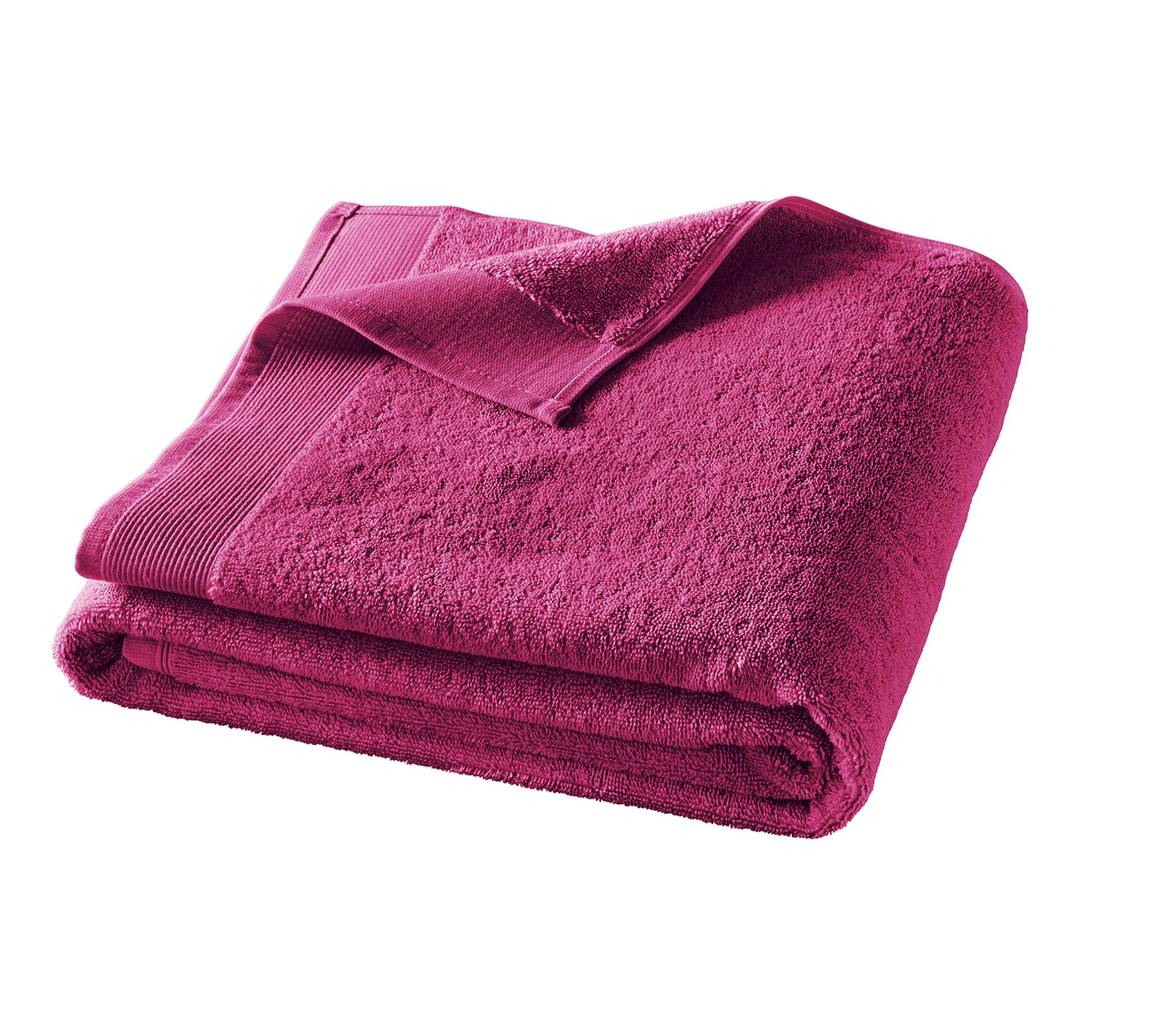 DRAP DE BAIN UNI CYCLAMEN