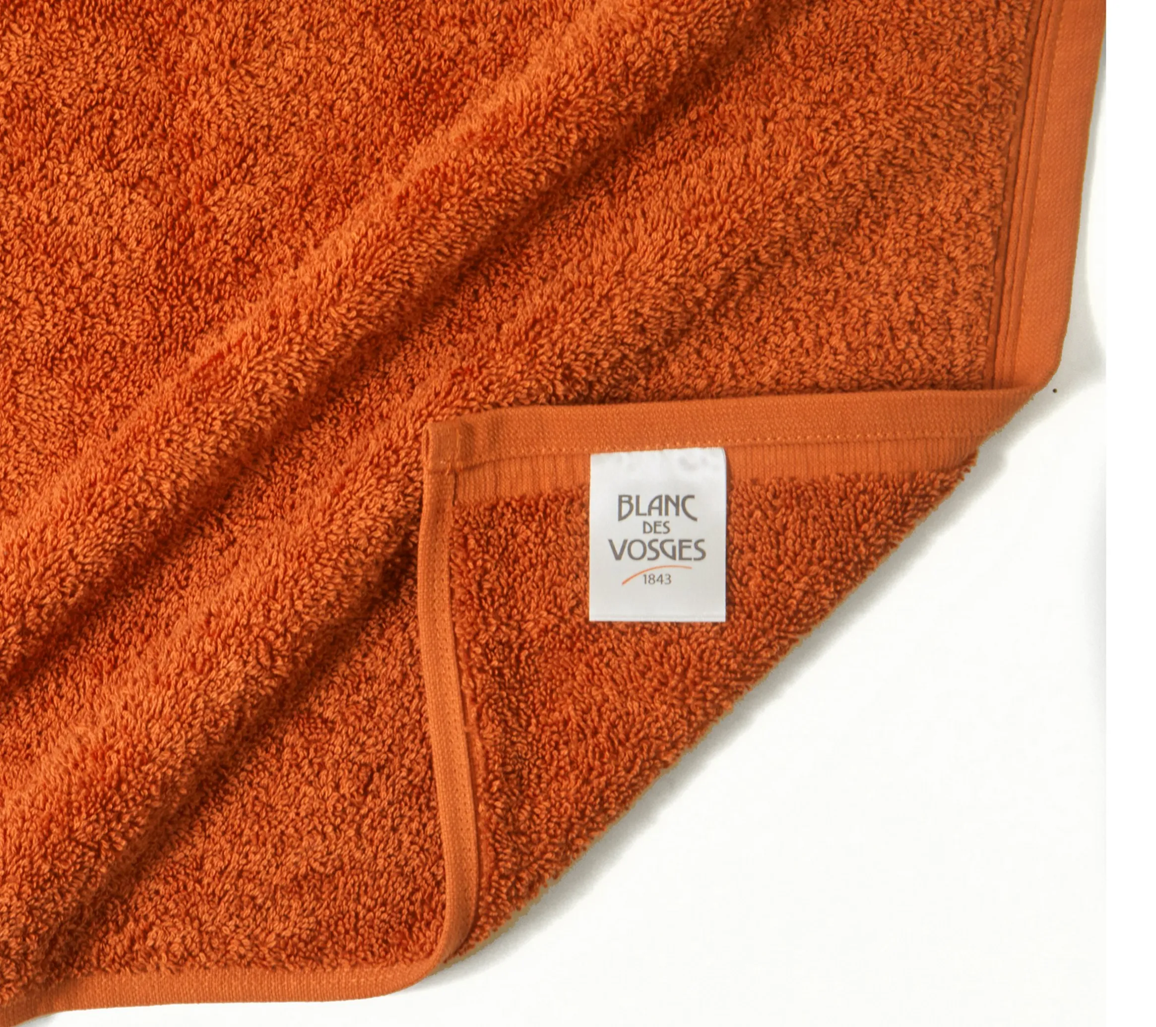 DRAP DE BAIN UNI TERRA COTA