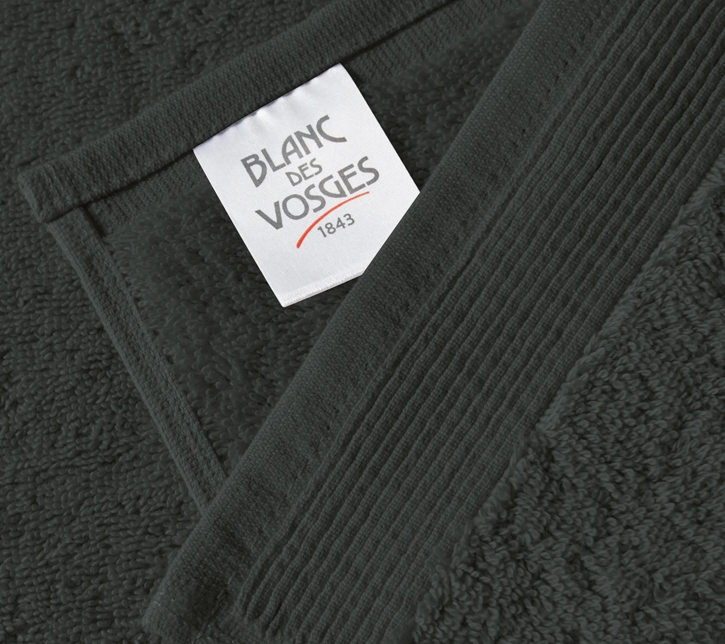 DRAP DE DOUCHE UNI ANTHRACITE
