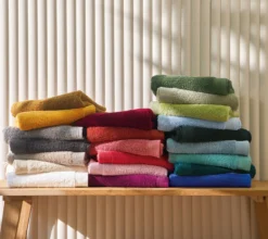 DRAP DE DOUCHE UNI CURRY