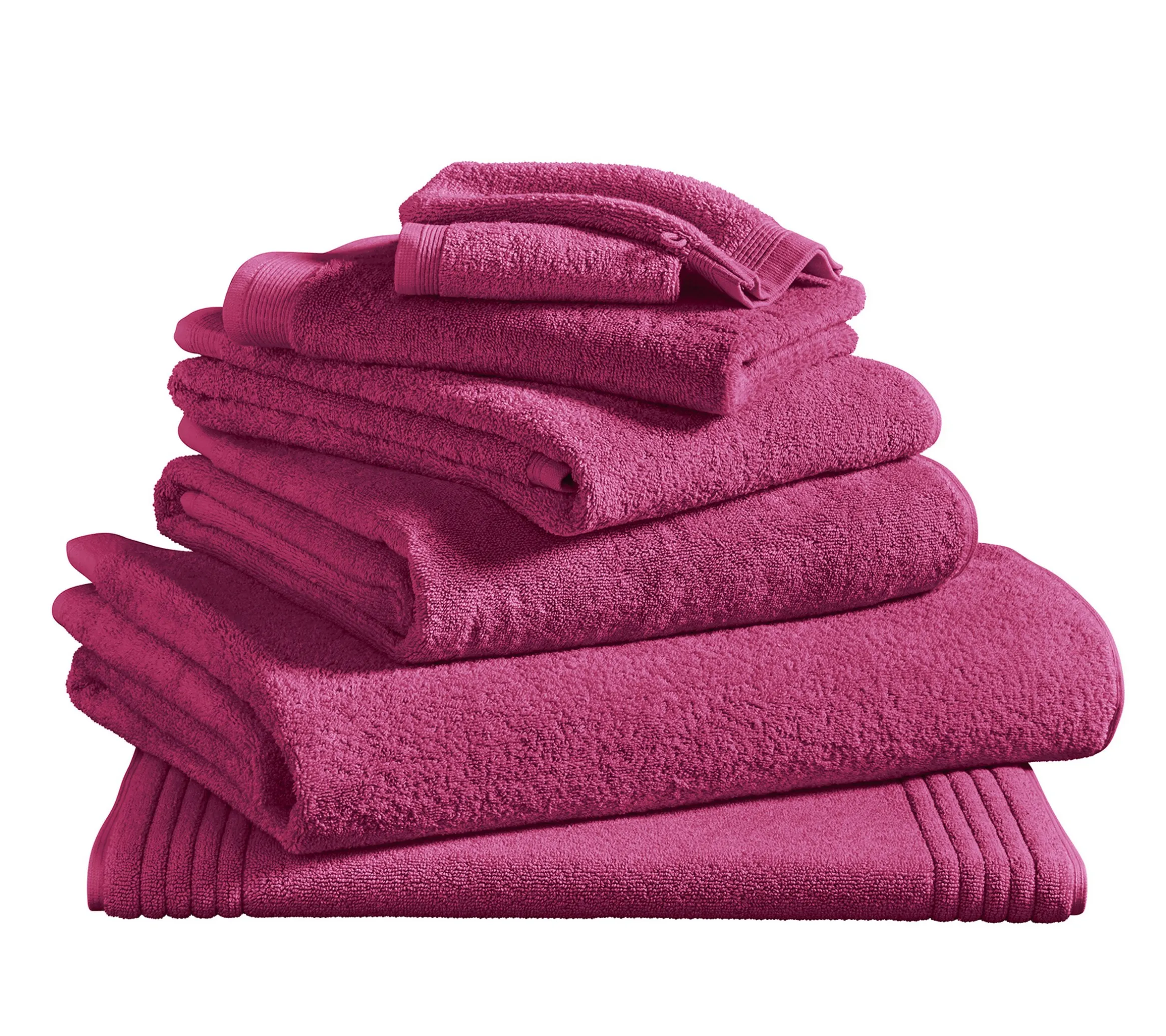 DRAP DE DOUCHE UNI CYCLAMEN