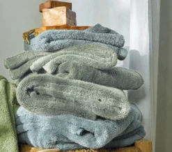DRAP DE DOUCHE UNI KAKI