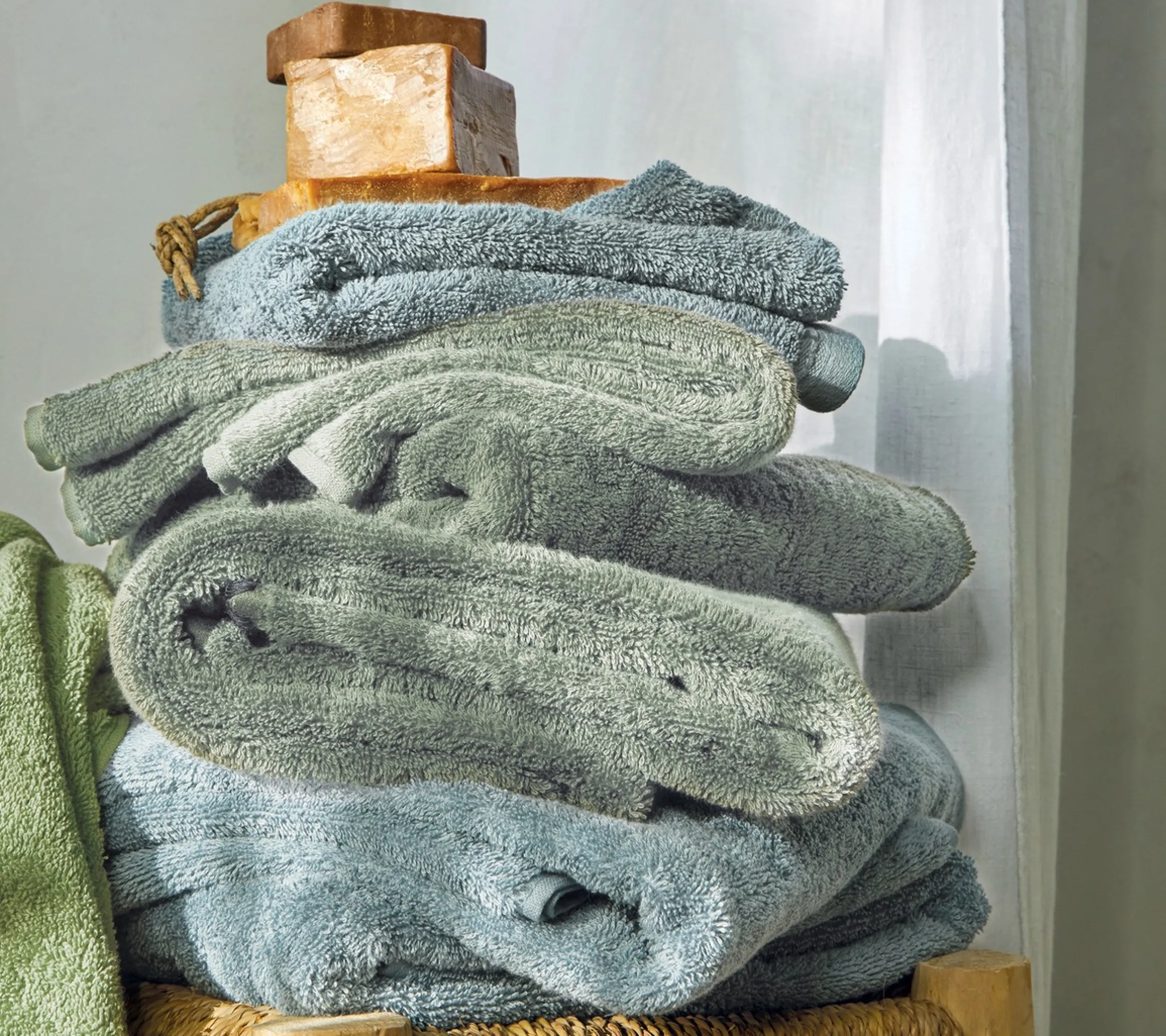 DRAP DE DOUCHE UNI KAKI