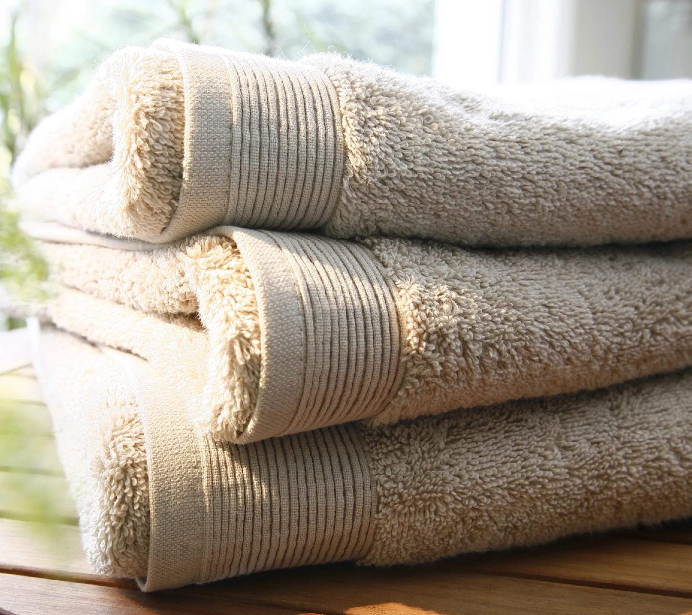 DRAP DE DOUCHE UNI SABLE