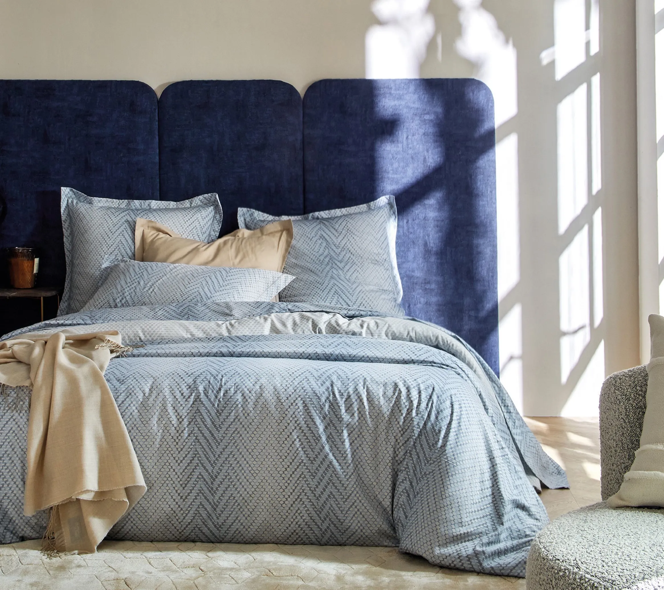 DRAP GRAVITY BLEU CELESTE