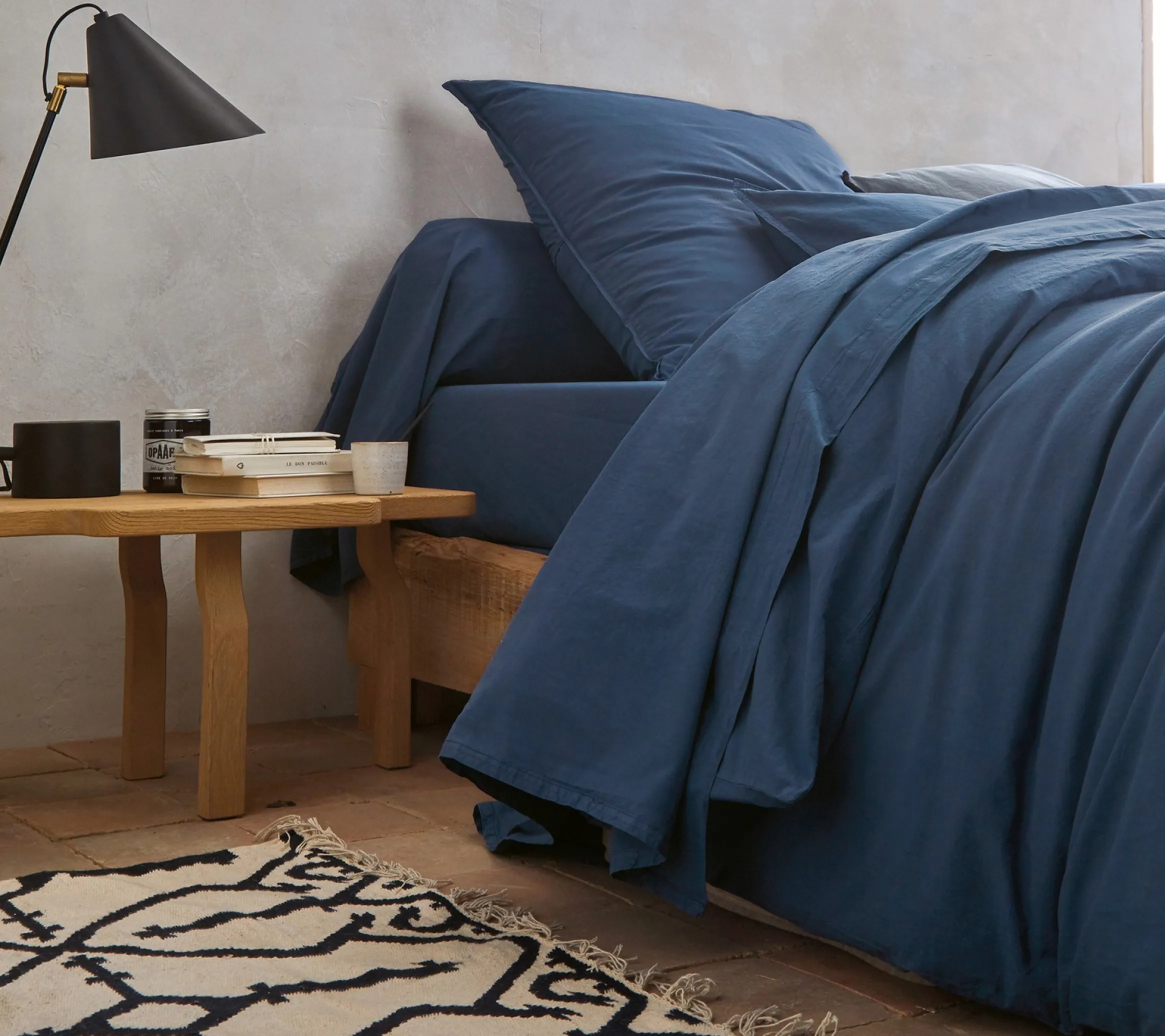 DRAP HOUSSE BOHEME INDIGO