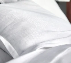 DRAP HOUSSE GRAMINES BLANC