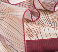 DRAP HOUSSE RESONANCES GRENAT