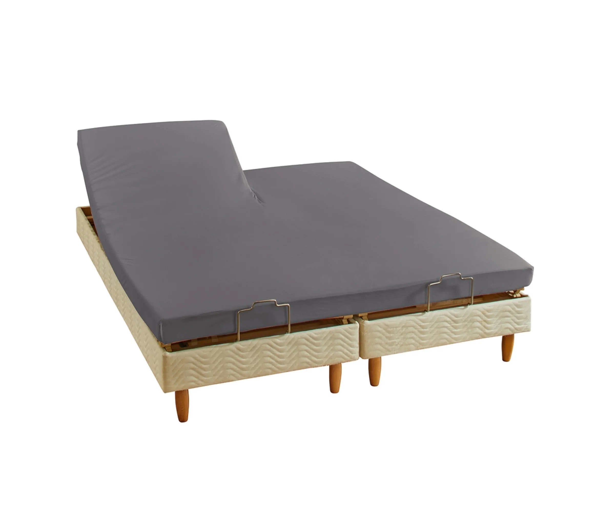 DRAP HOUSSE 2 TÊTES RESPIZEN ACIER