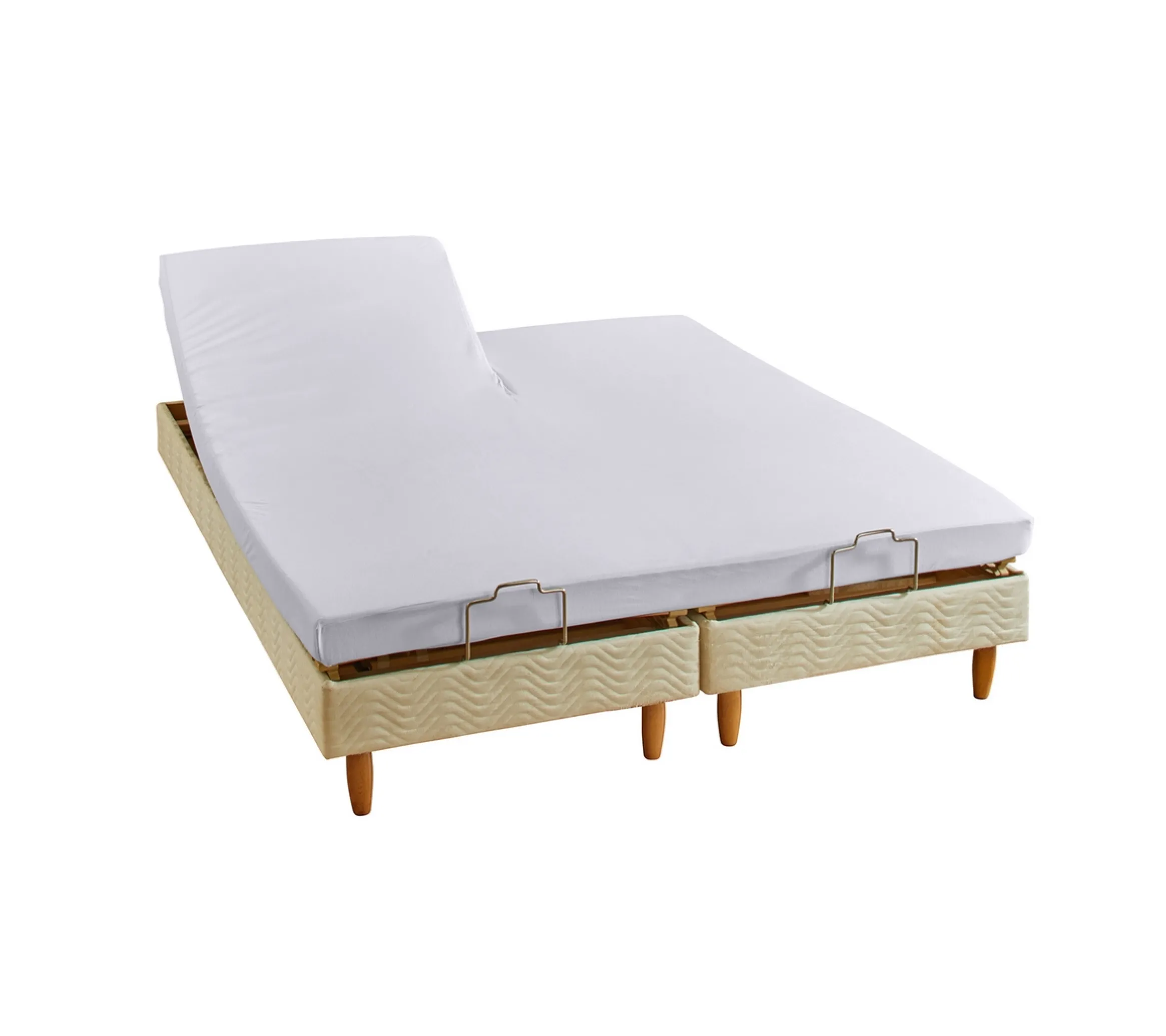 DRAP HOUSSE 2 TÊTES RESPIZEN BLANC