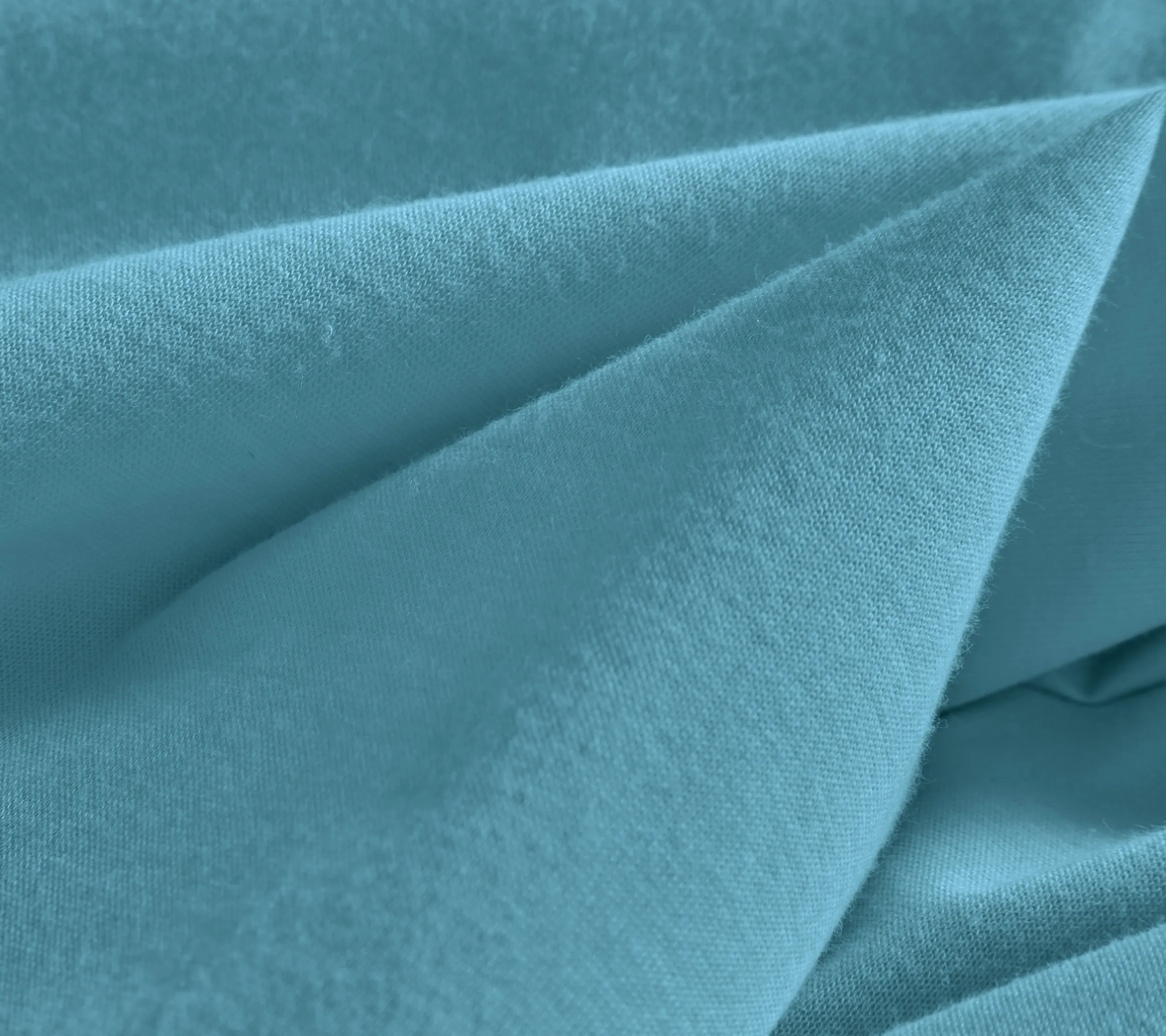 DRAP HOUSSE 2 TÊTES RESPIZEN BLEU CANARD