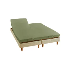 DRAP HOUSSE 2 TÊTES RESPIZEN KAKI