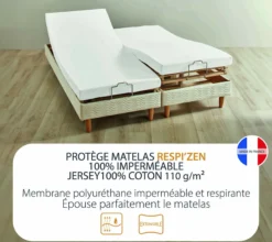 DRAP HOUSSE 4 TÊTES RESPIZEN LIN