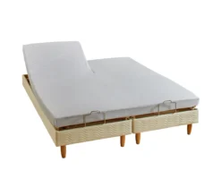 DRAP HOUSSE 2 TÊTES RESPIZEN PLATINE
