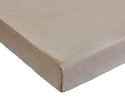 DRAP HOUSSE 4 TÊTES UNI COTON EXTENSIBLE CHANVRE