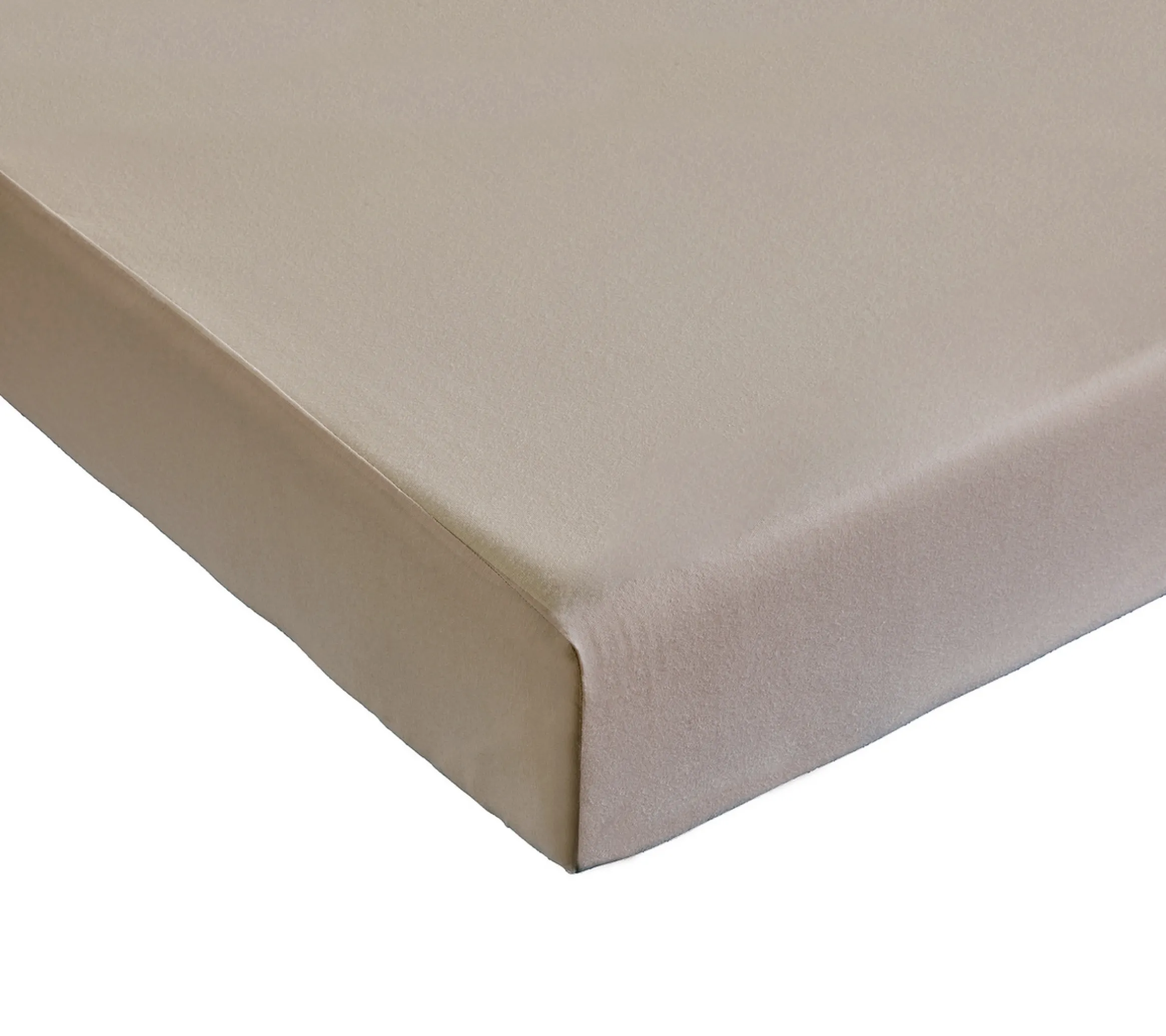 DRAP HOUSSE 4 TÊTES UNI COTON EXTENSIBLE CHANVRE