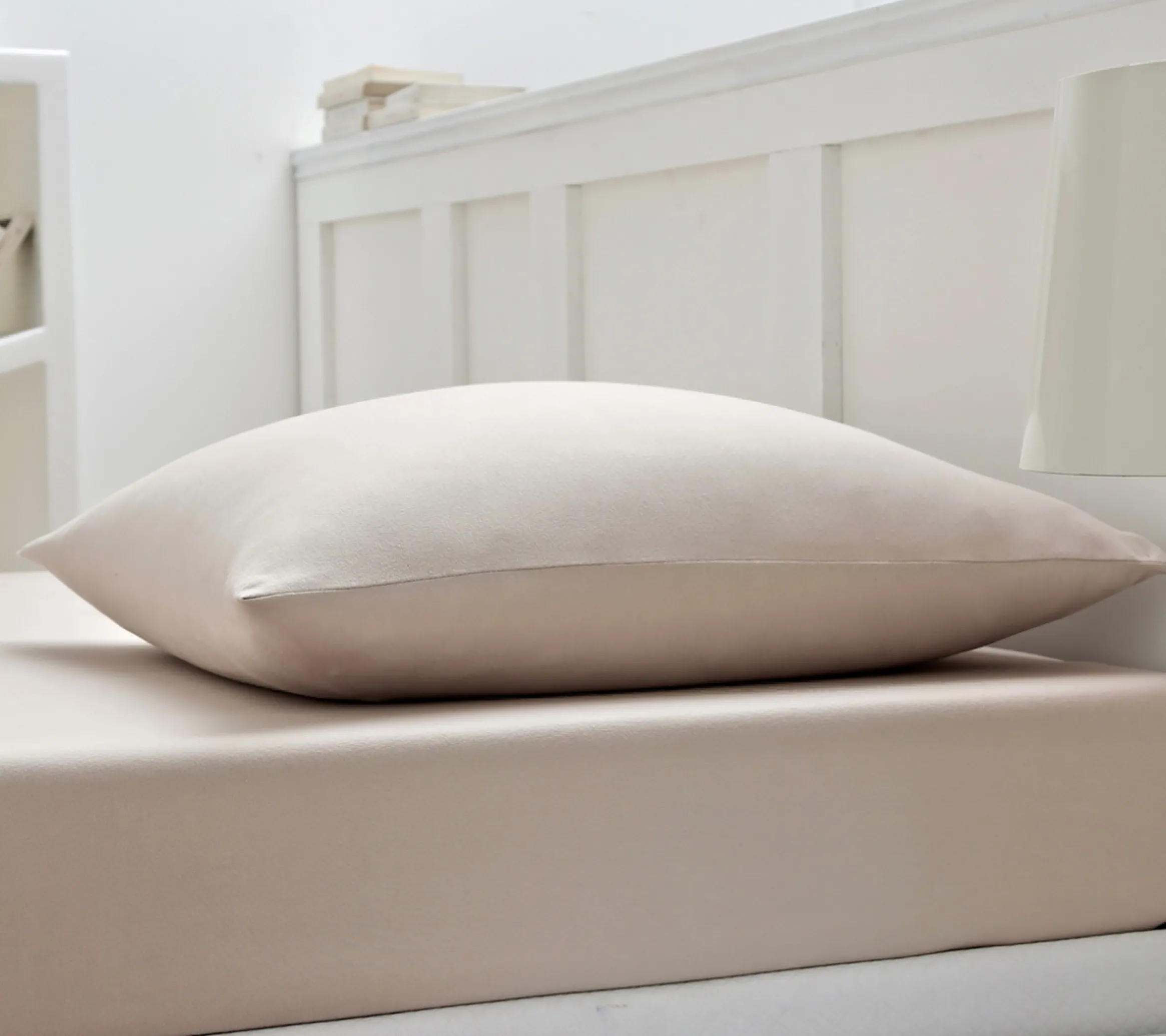 DRAP HOUSSE 4 TÊTES UNI COTON EXTENSIBLE CHANVRE