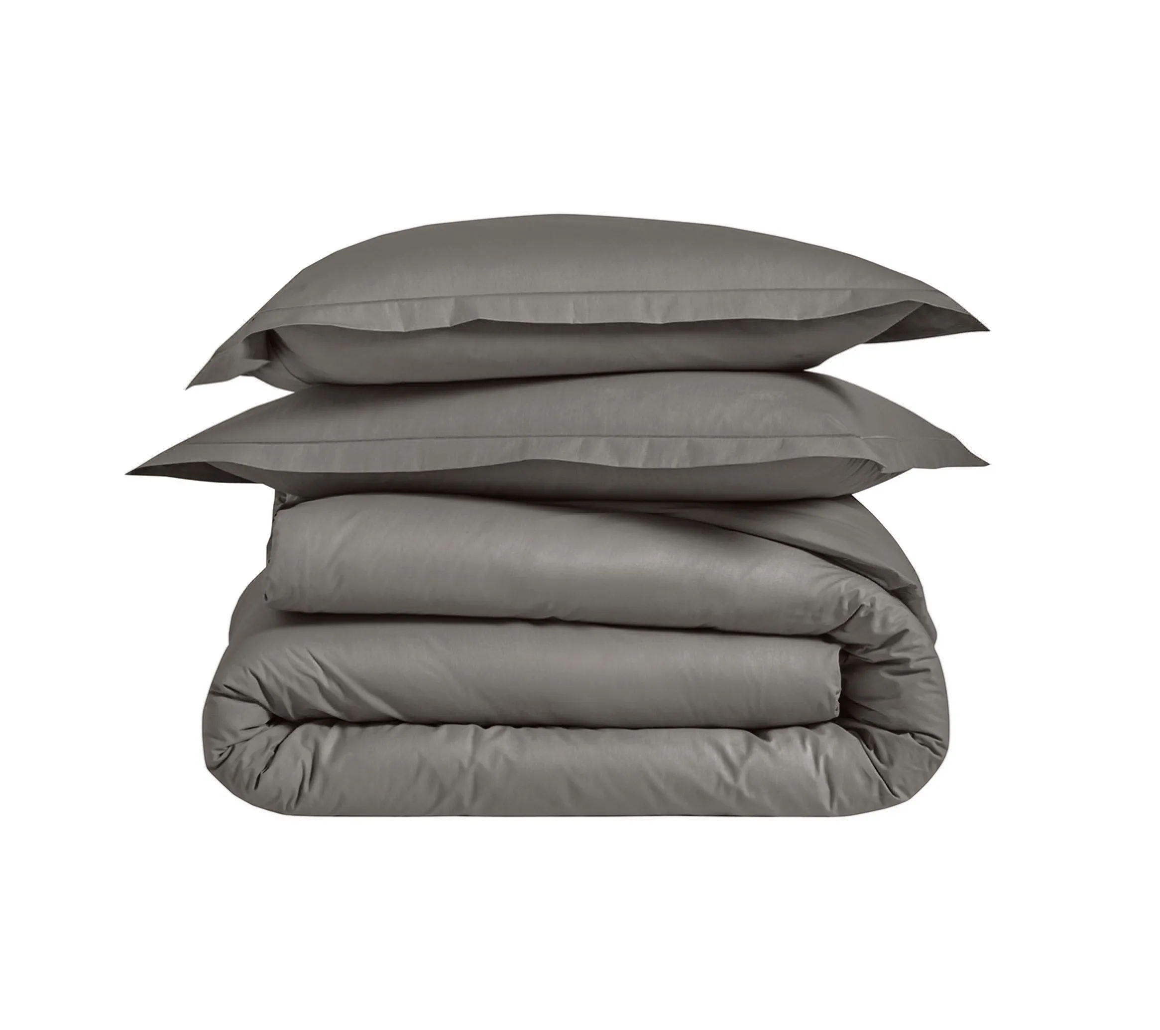 DRAP HOUSSE 4 TÊTES UNI PERCALE ACIER