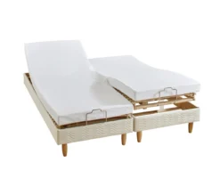 DRAP HOUSSE 4 TÊTES UNI PERCALE BLANC