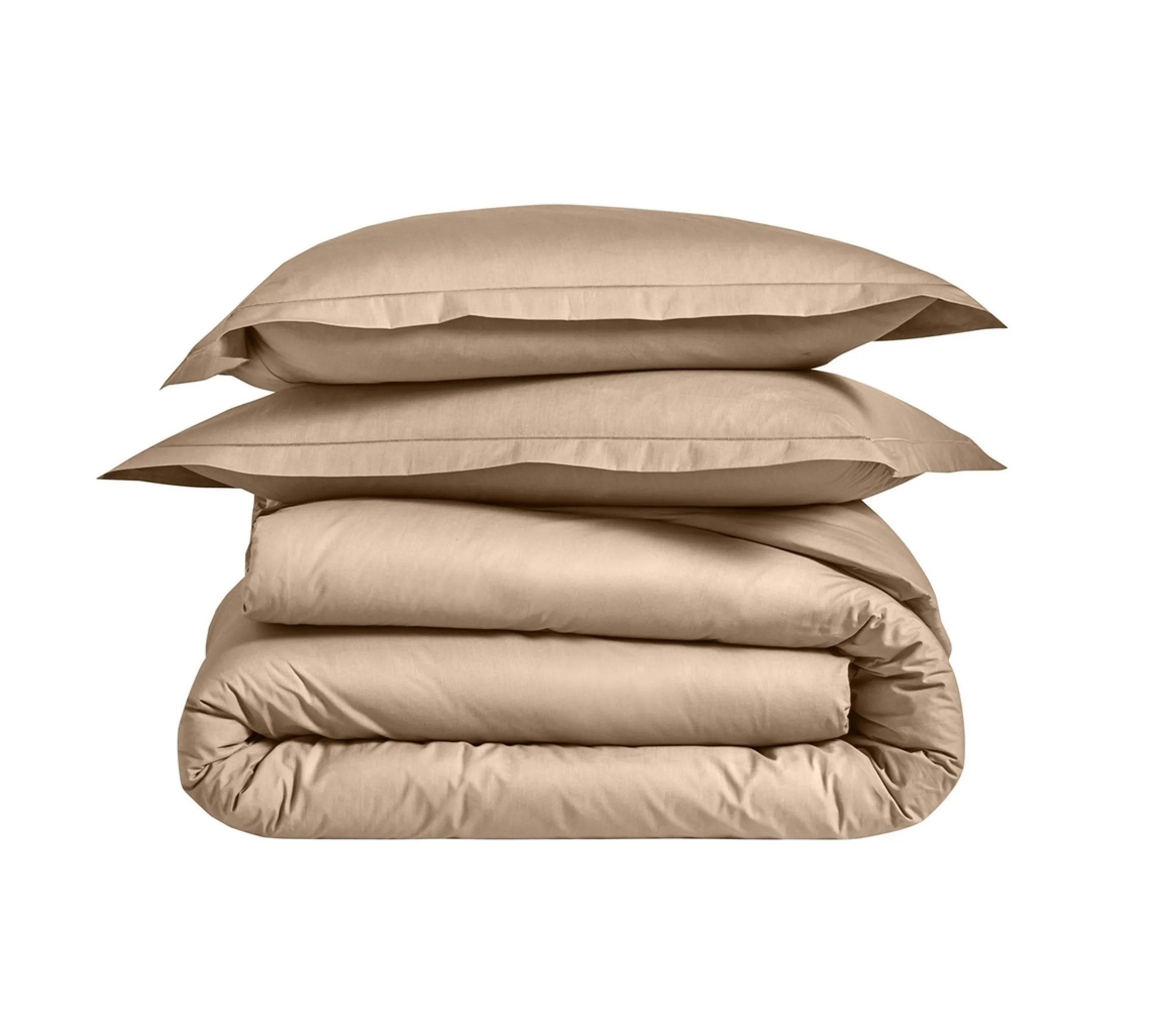 DRAP HOUSSE 4 TÊTES UNI PERCALE CHANVRE