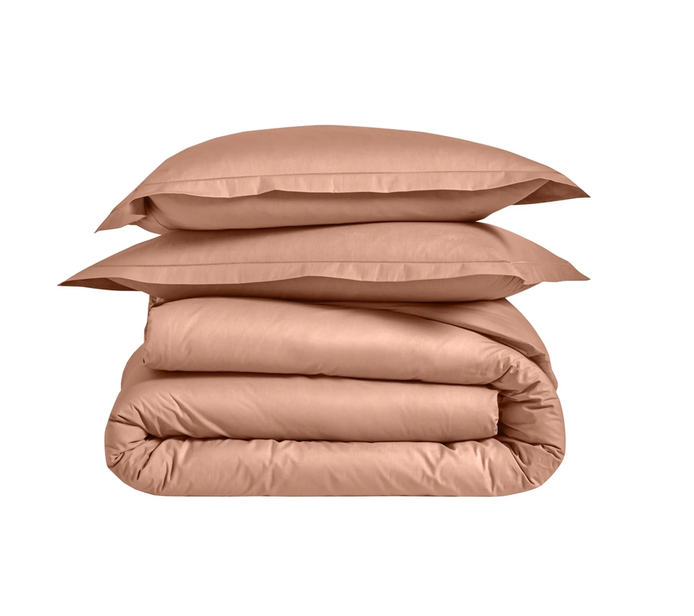 DRAP HOUSSE 4 TÊTES UNI PERCALE POUDRE