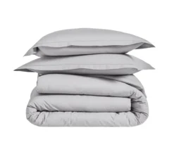 DRAP HOUSSE 4 TÊTES UNI PERCALE PLATINE