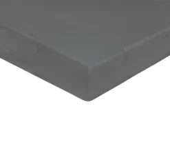 DRAP HOUSSE 4 TÊTES UNI SATIN ARDOISE