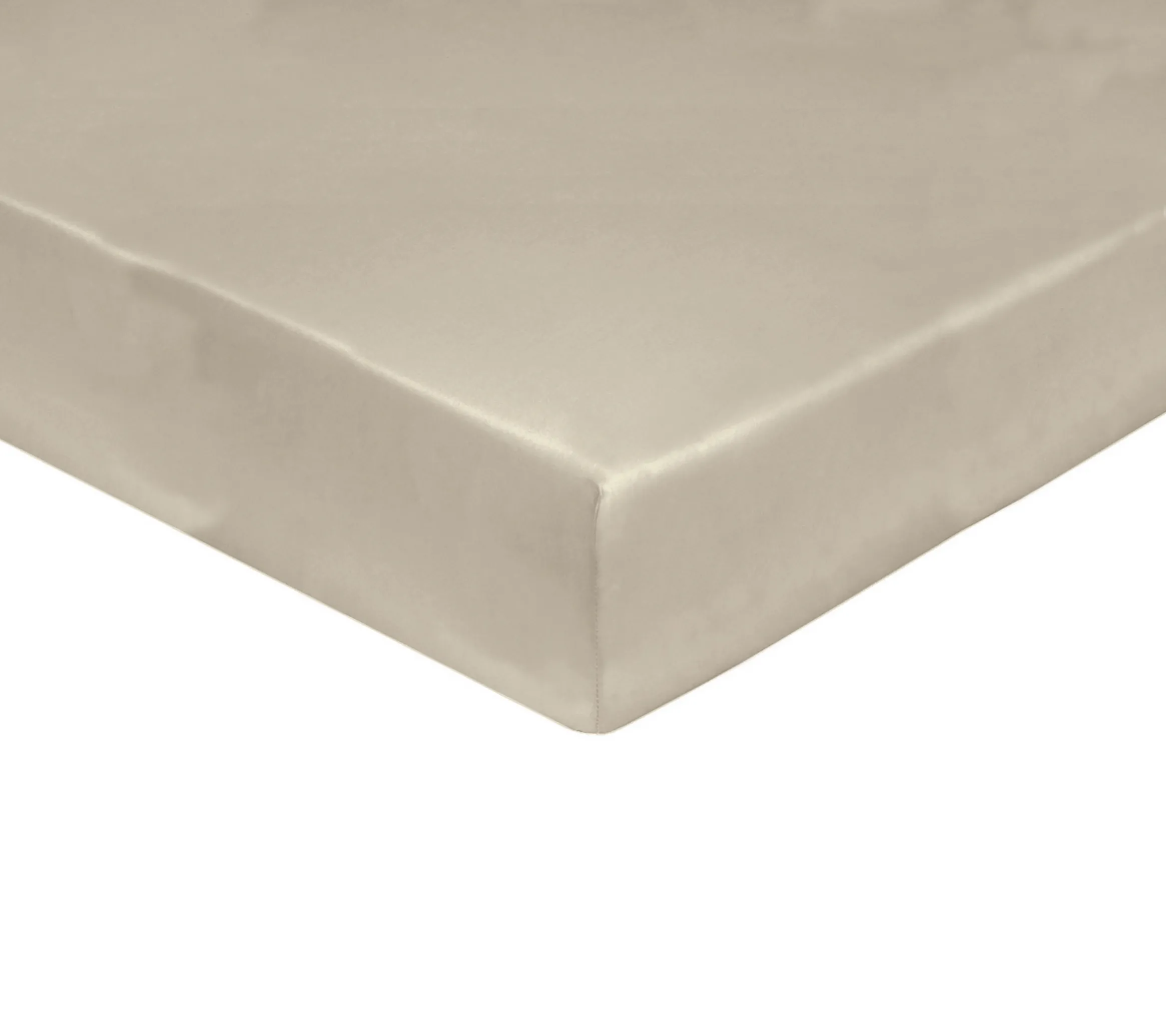 DRAP HOUSSE 4 TÊTES UNI SATIN CHANVRE