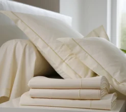 DRAP HOUSSE UNI COTON COQUILLE