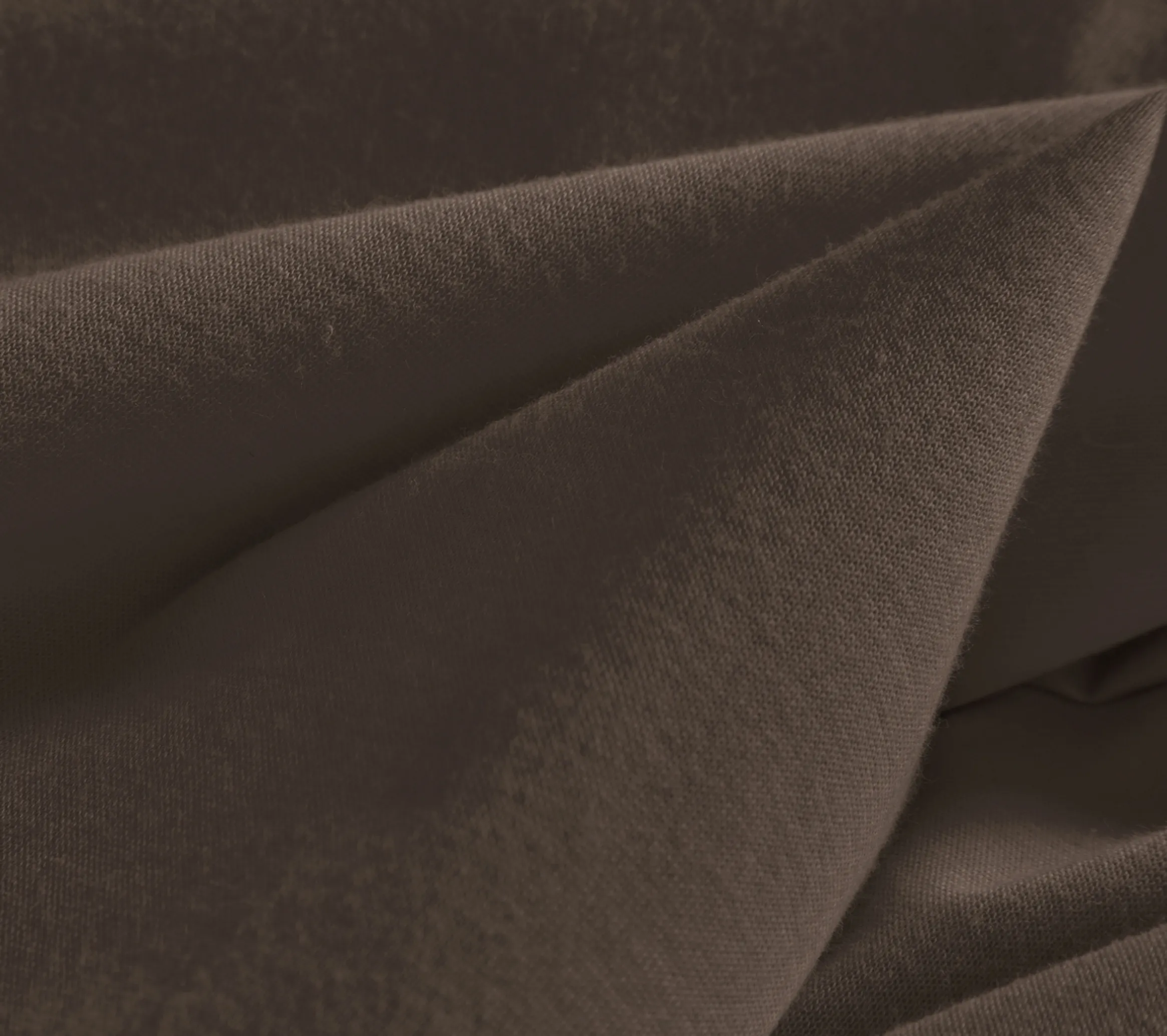 DRAP HOUSSE UNI COTON EXTENSIBLE EBENE
