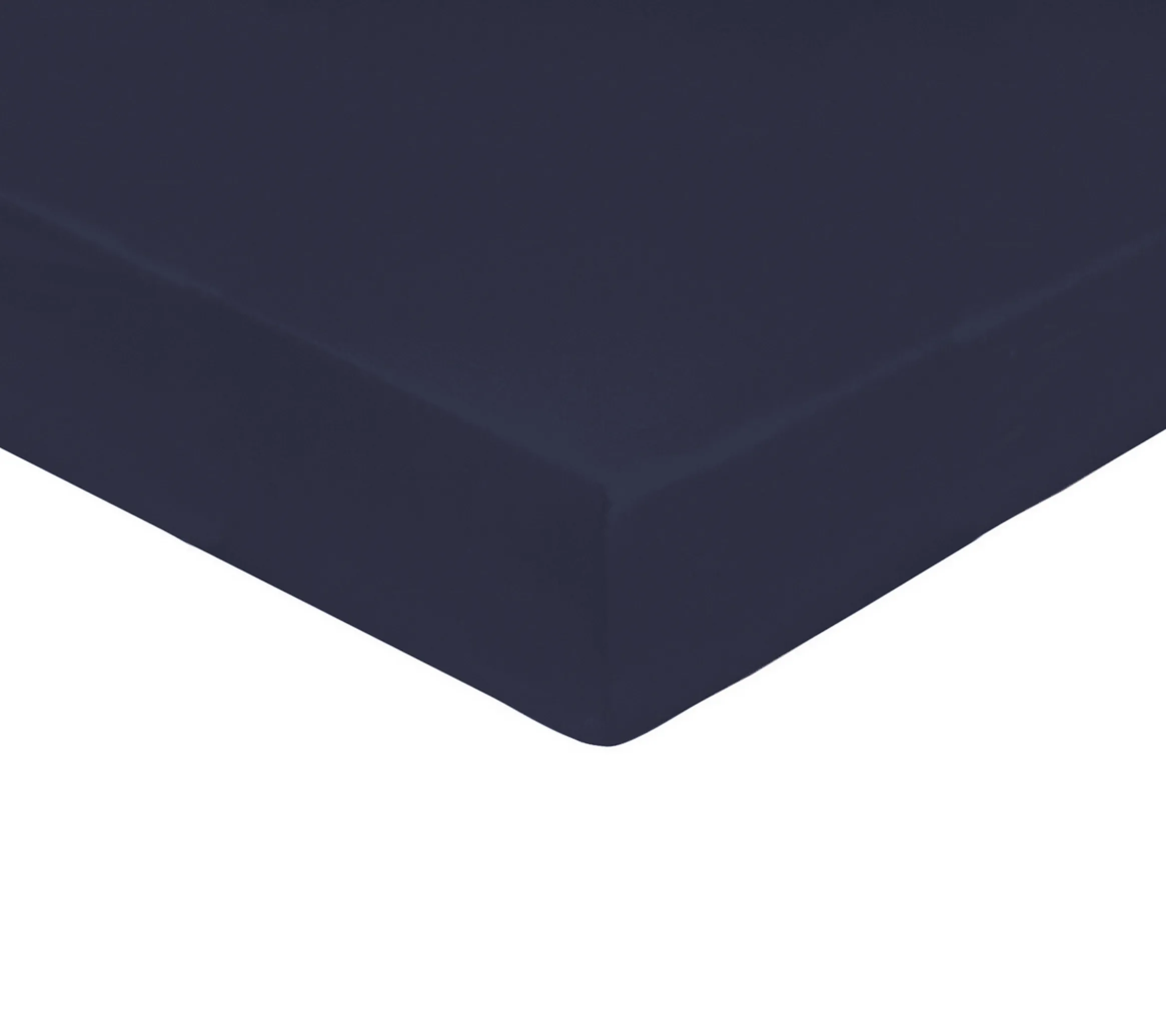 DRAP HOUSSE UNI COTON MARINE