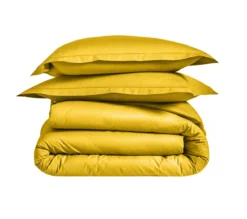 DRAP HOUSSE UNI PERCALE CURRY