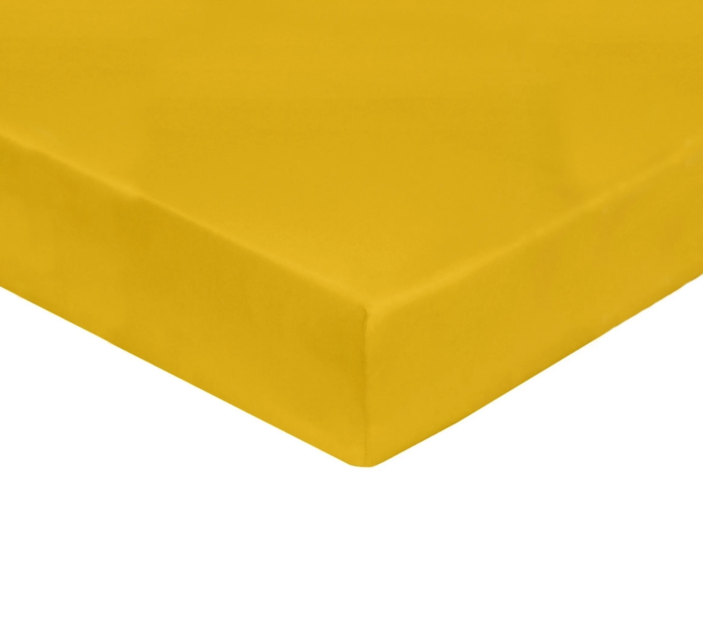 DRAP HOUSSE UNI PERCALE CURRY