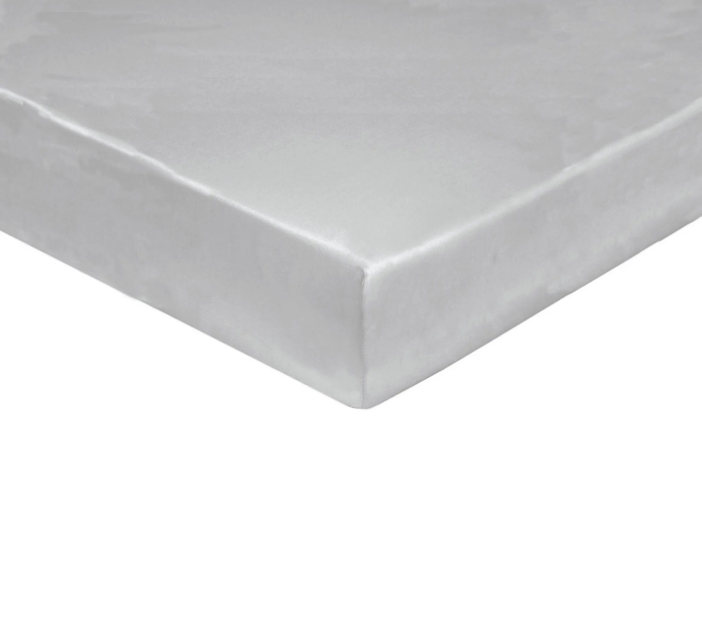 DRAP HOUSSE UNI PERCALE PLATINE