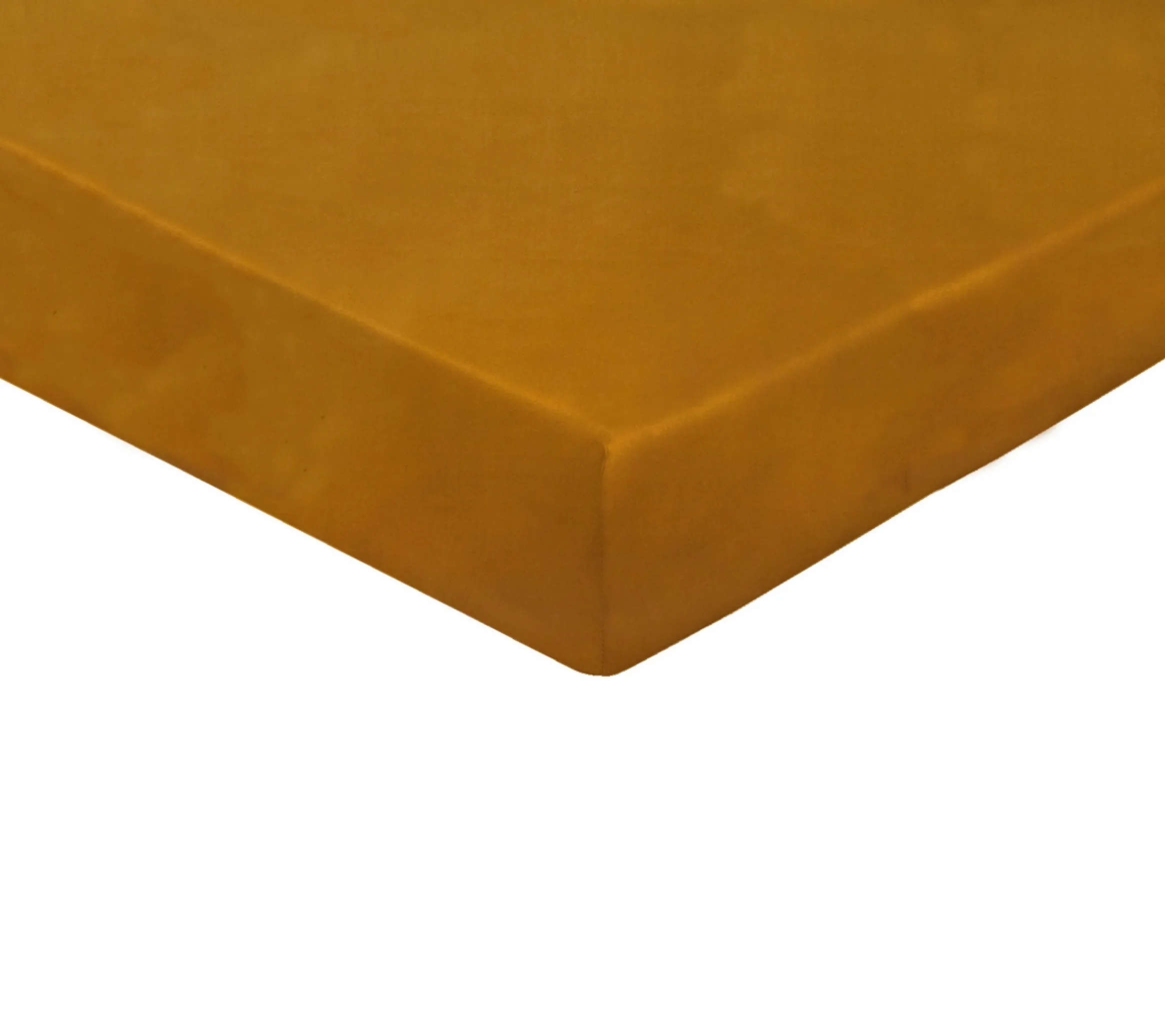 DRAP HOUSSE UNI SATIN AMBRE