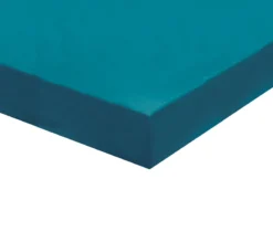 DRAP HOUSSE UNI SATIN BLEU PAON