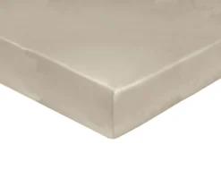 DRAP HOUSSE UNI SATIN CHANVRE