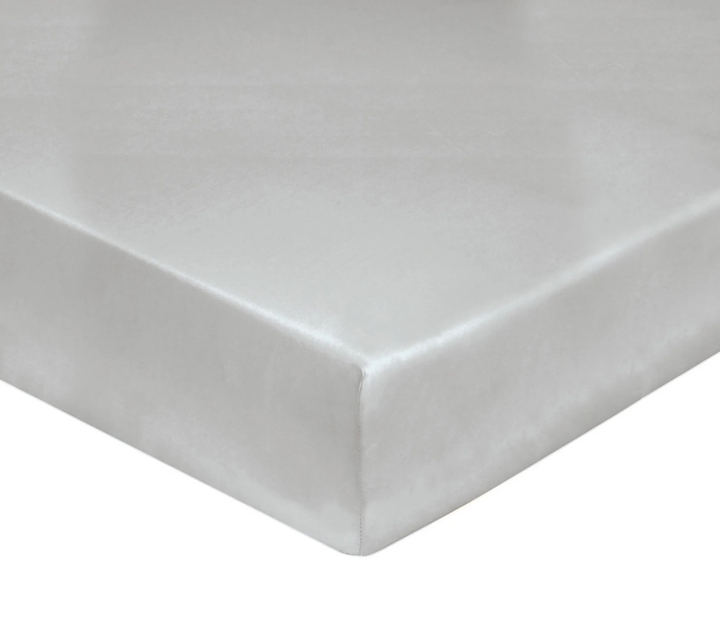 DRAP HOUSSE UNI SATIN METAL