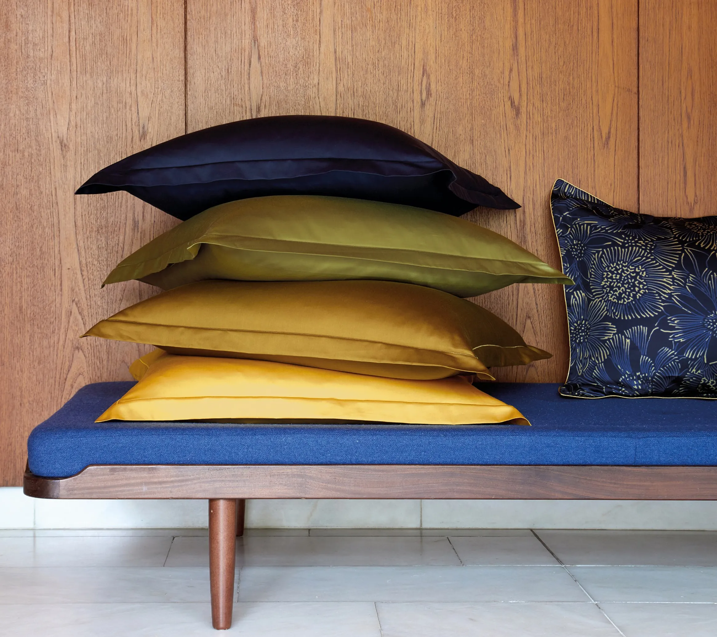 DRAP HOUSSE UNI SATIN OLIVE