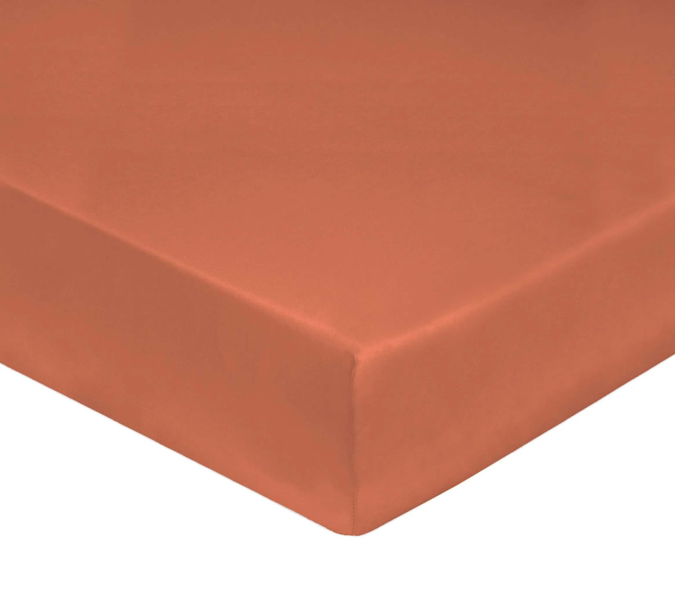 DRAP HOUSSE UNI SATIN ROSE BOISE