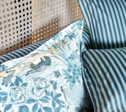 DRAP HOUSSE WATER GARDEN BLEU