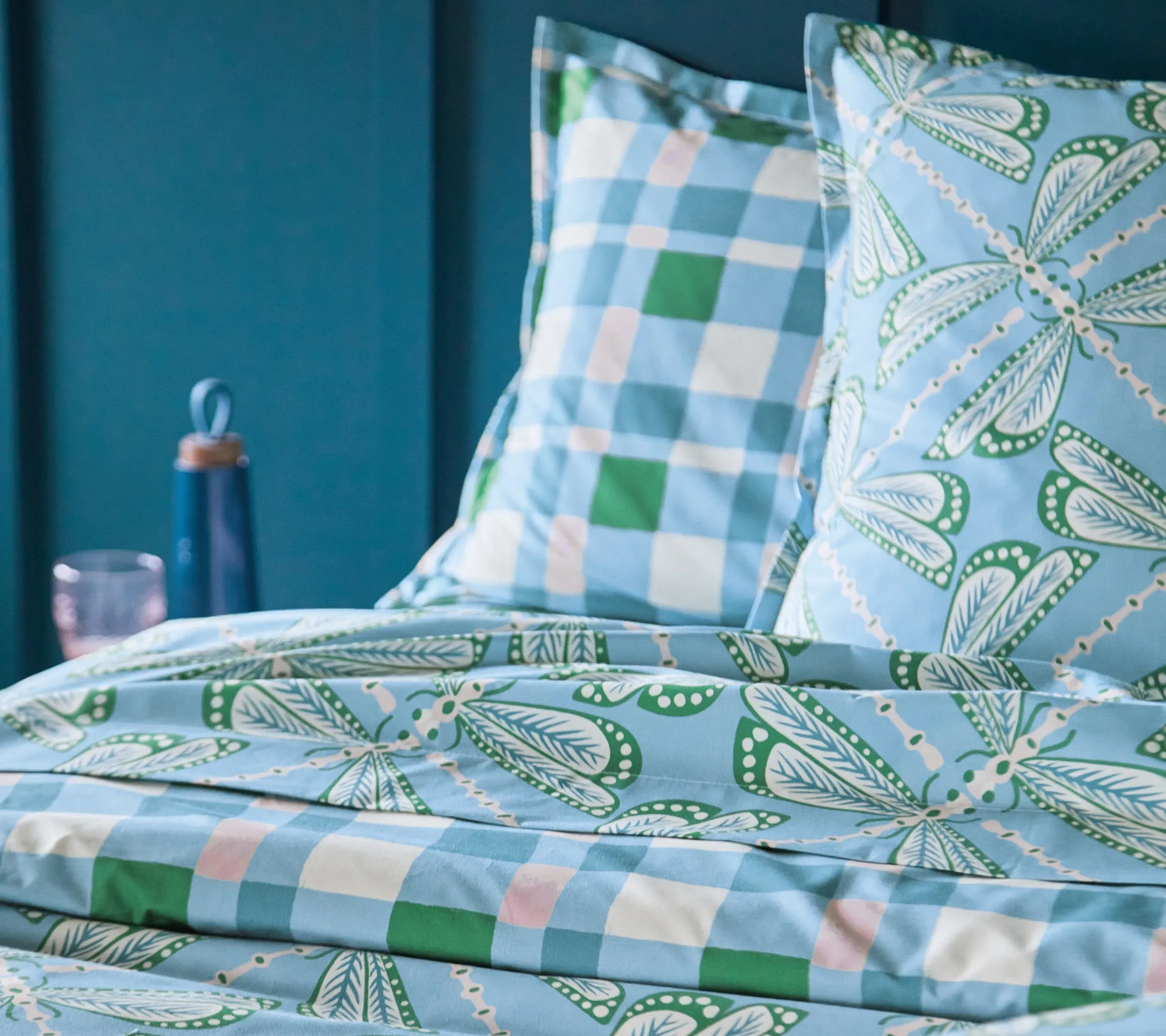 DRAP LILLY BLEU