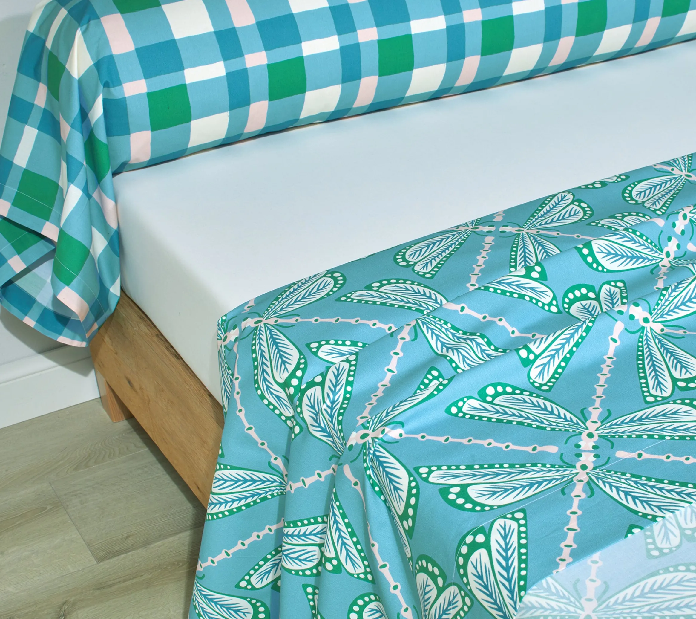 DRAP LILLY BLEU