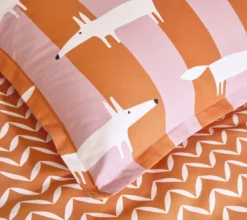 DRAP MR FOX STRIPE CORAIL