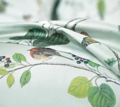 DRAP WOODLAND BLEU CELESTE