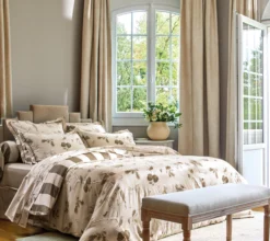 DRAP WOODLAND SEPIA