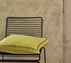ENSEMBLE ENVELOPPE COUSSIN FARNIENTE PISTACHE