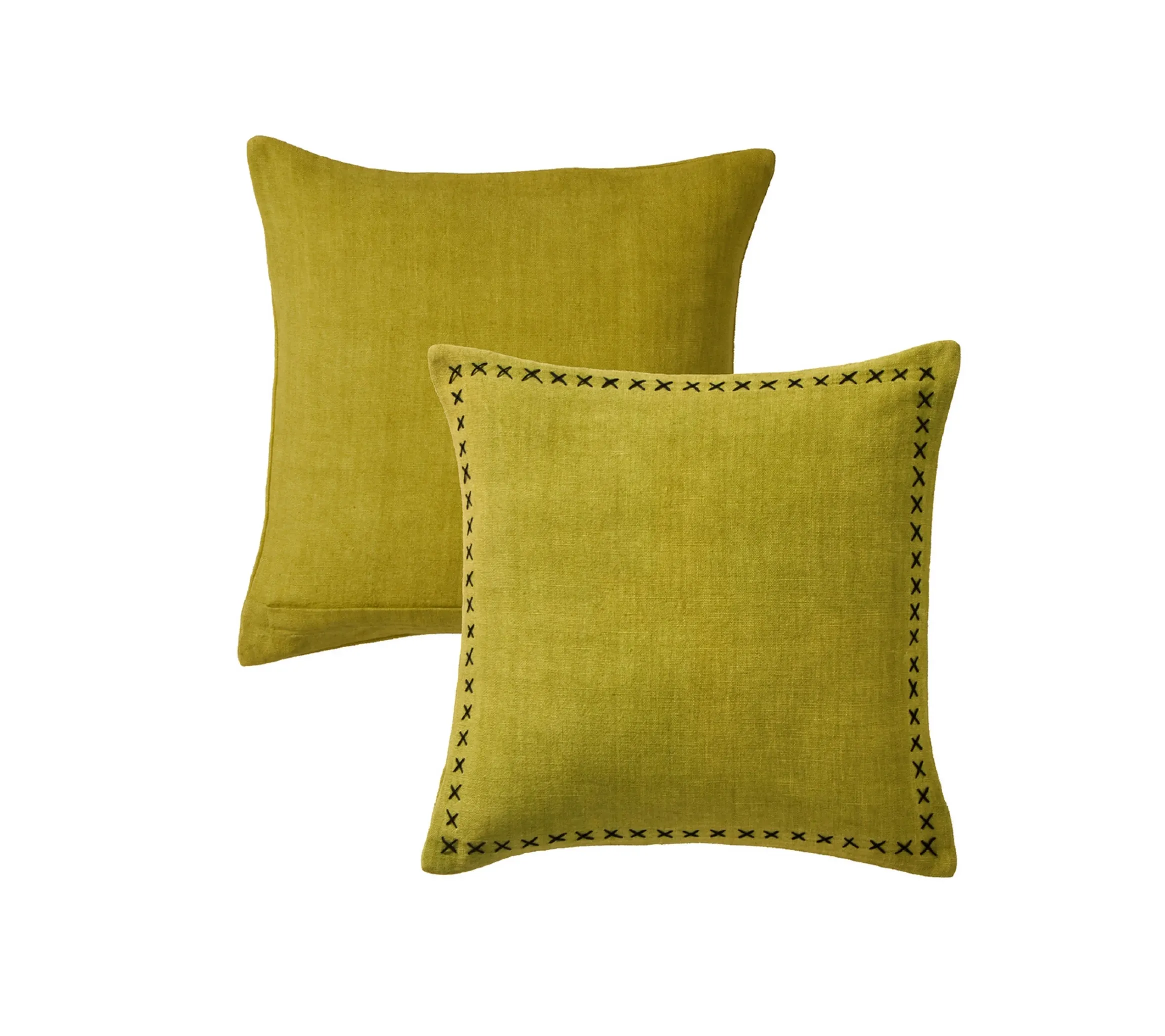ENSEMBLE ENVELOPPE COUSSIN FARNIENTE PISTACHE