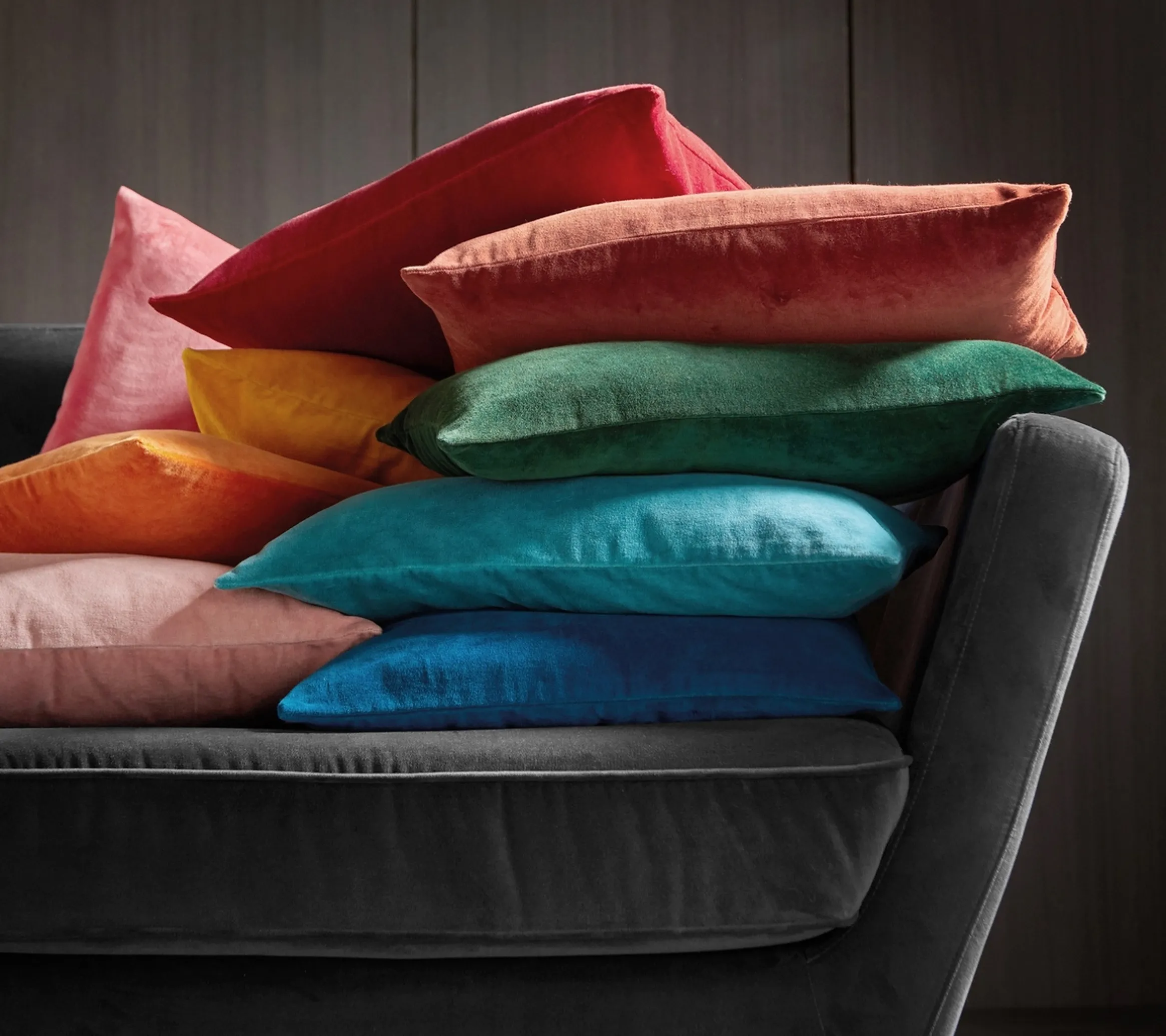 ENSEMBLE ENVELOPPE COUSSIN PACHA ANTHRACITE