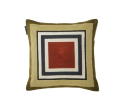 ENSEMBLE ENVELOPPE COUSSIN PRISME KAKI